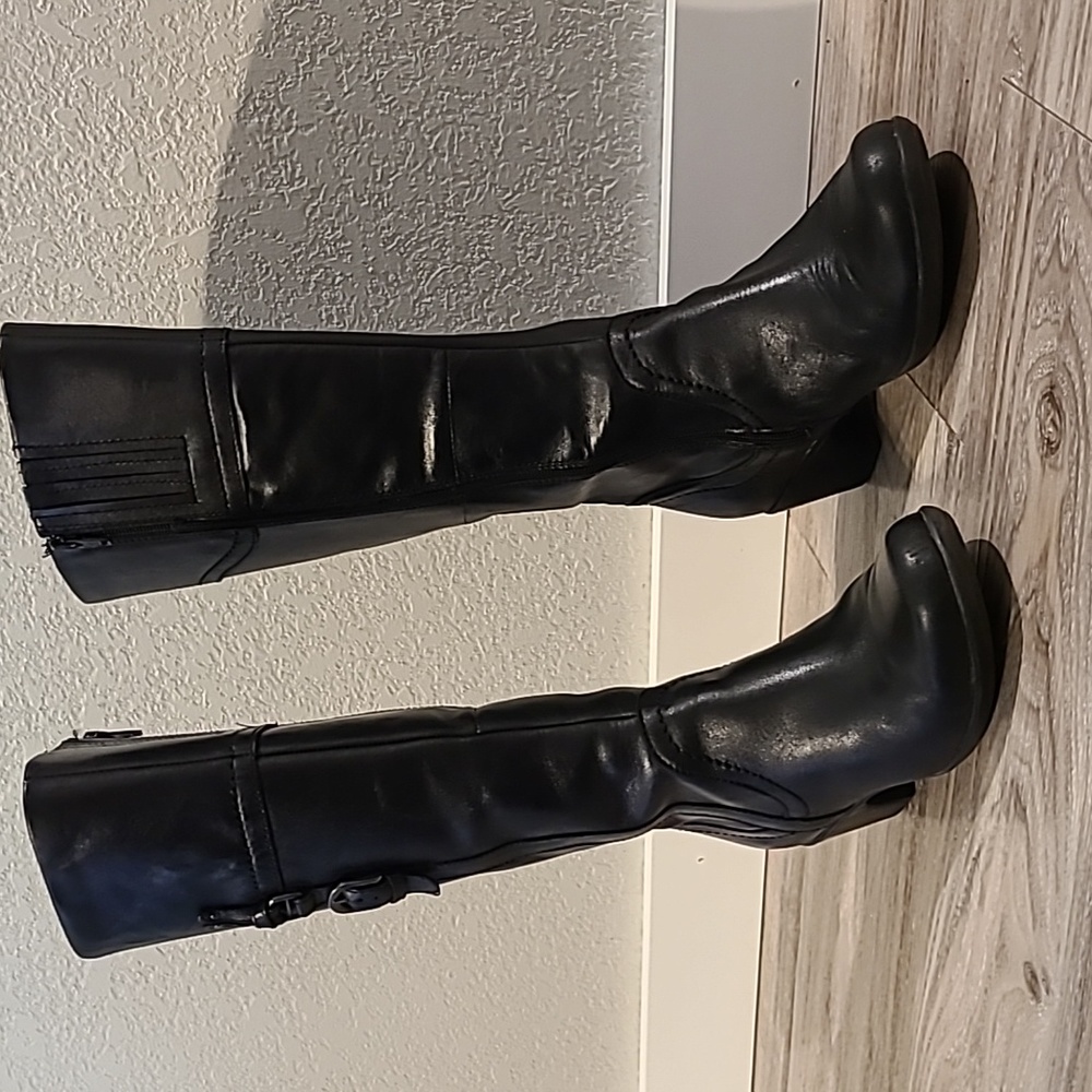 Boots, Clarks, comfortable low heel